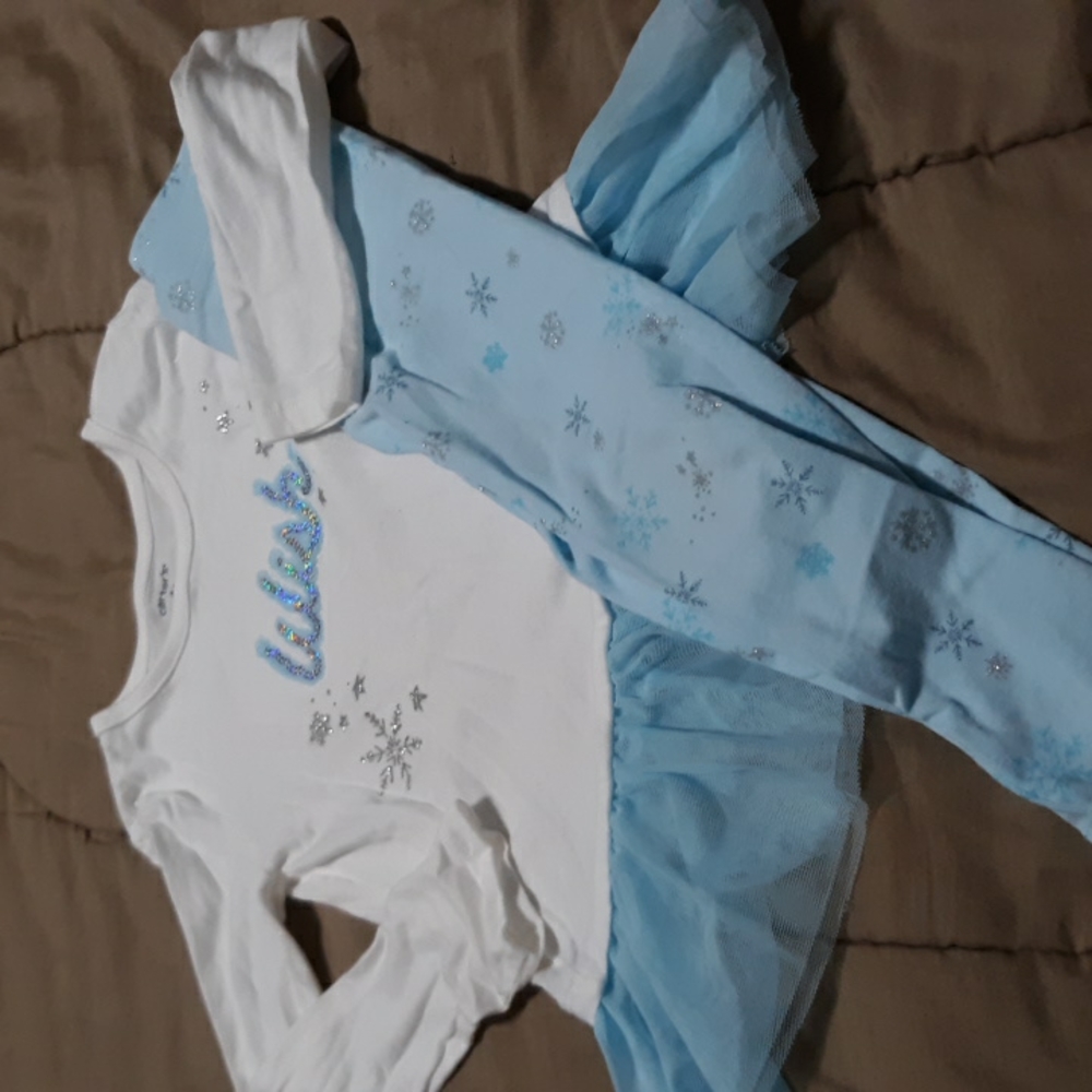 Carter's wish snowflake shirt with leggings